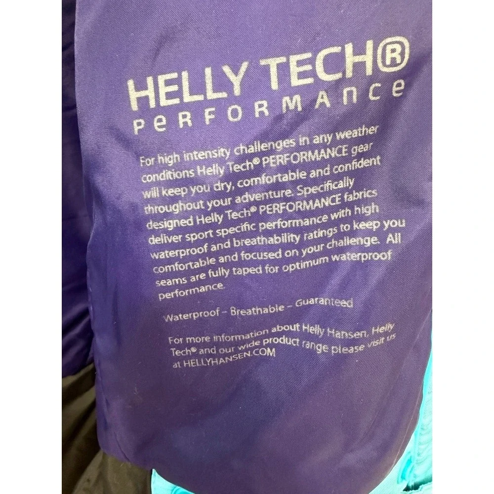 Helly Hansen Helly Tech Performance Blue Ski Jacket Recco Medium Men's Unisex